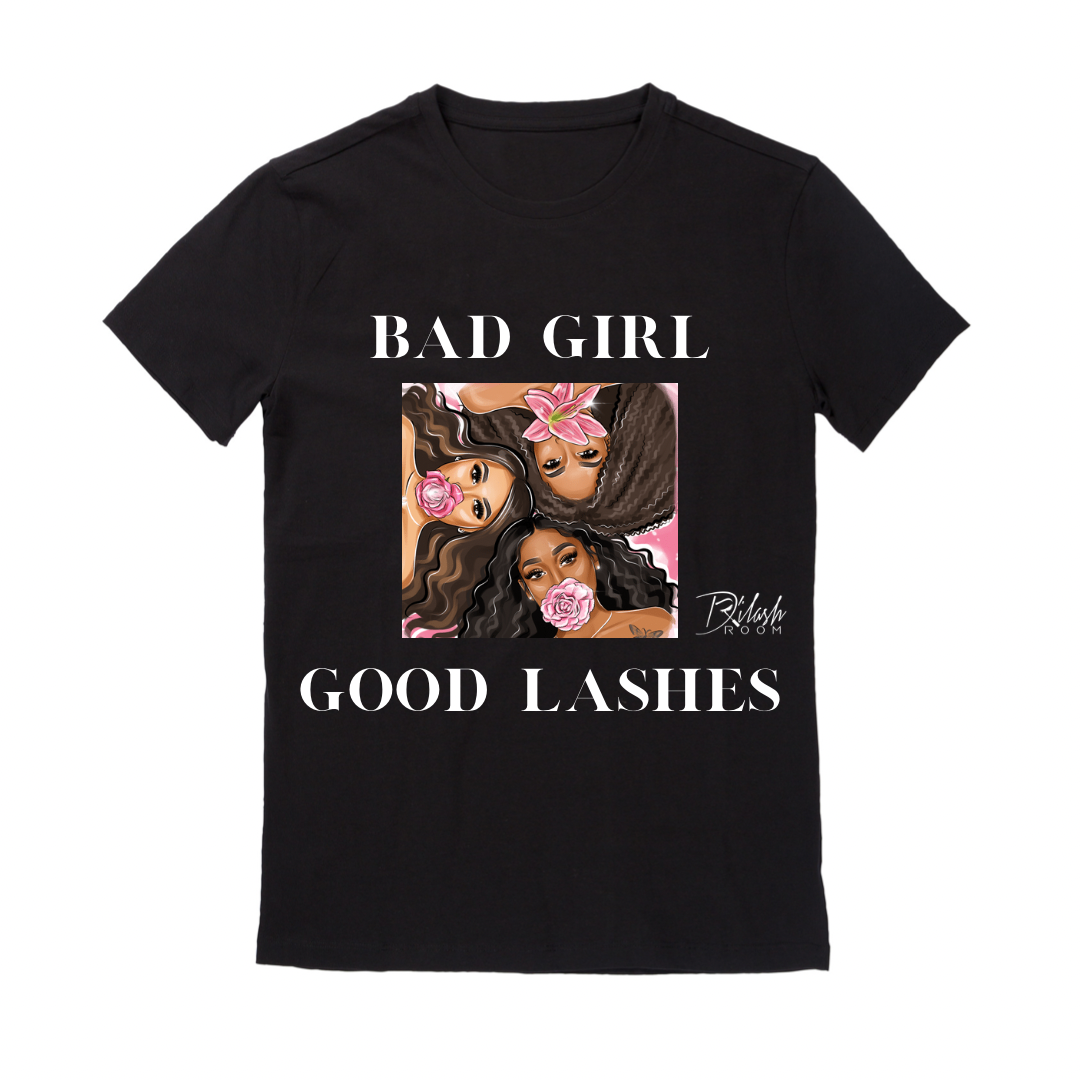 Bad Girl Good Lashes Graphic Tee