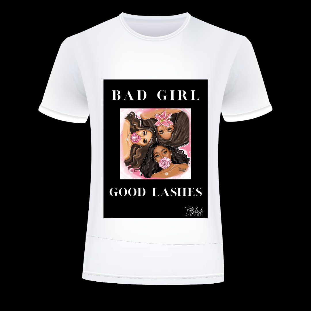 Bad Girl Good Lashes Graphic Tee